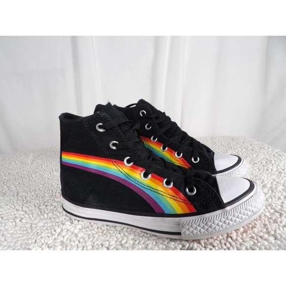 Converse Unisex Kids Chuck Taylor All Star 365810C Black Sneaker Shoes Size 13.5 - Picture 2 of 8